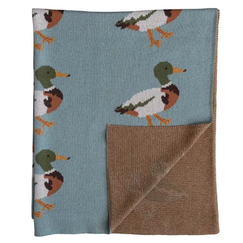 Duck Knitted Blanket