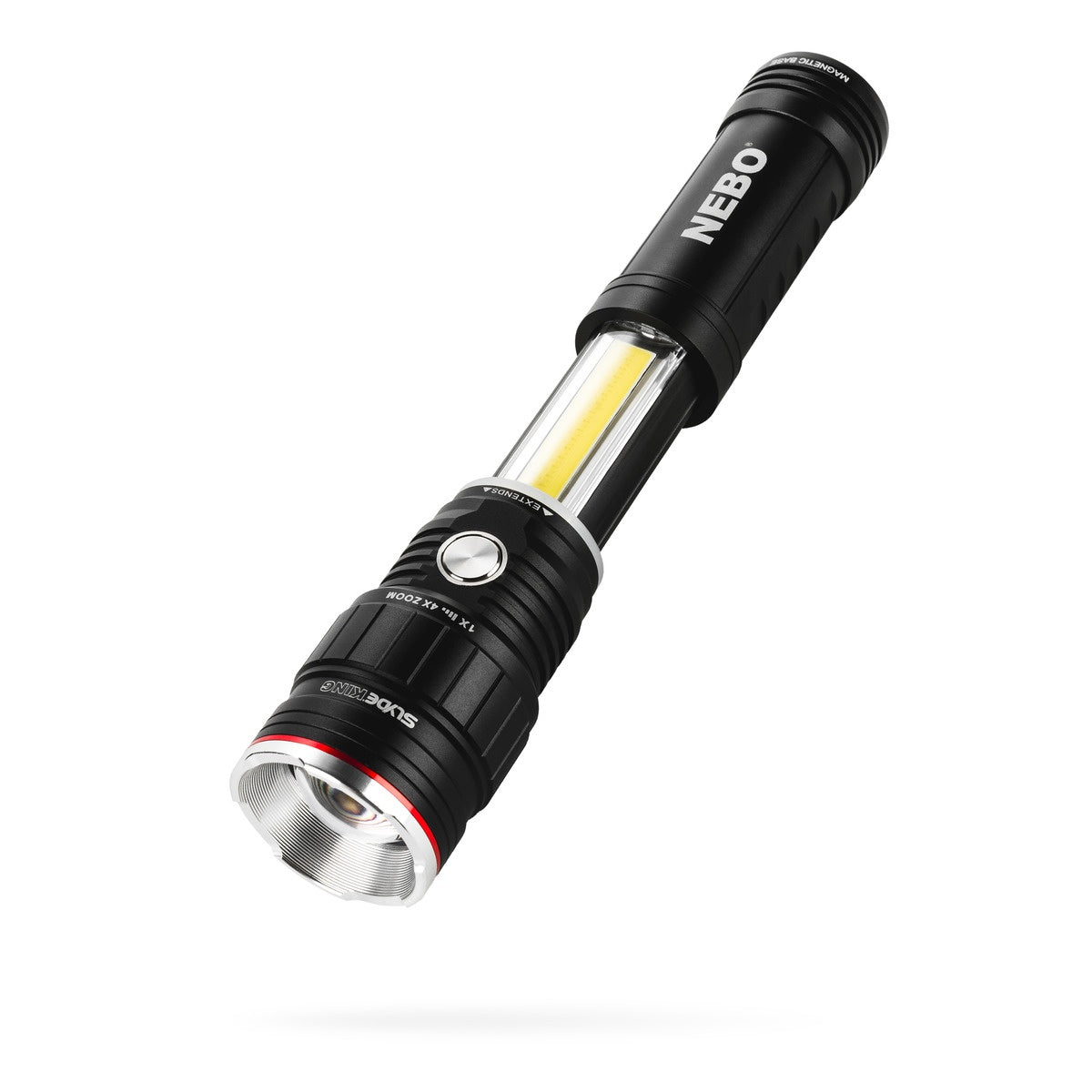 nebo 2k flashlight Slyde King Rechargeable Flashlight/Work Light mounted power button and Mystery Tackle Box Walleye Handlebar_Style: Upright BMX Bars Class - Length - Rod Weight:7117-4 - 11'7