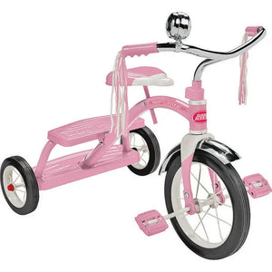 12" Pink Dual Deck Tricycle
