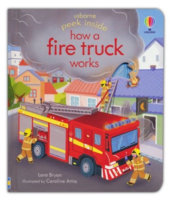 A peek inside a fire truck