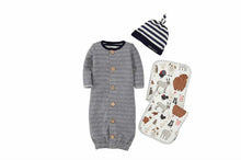 Load image into Gallery viewer, Blue Stripe 3pc Set