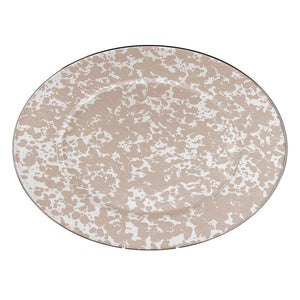 Taupe Oval Tray