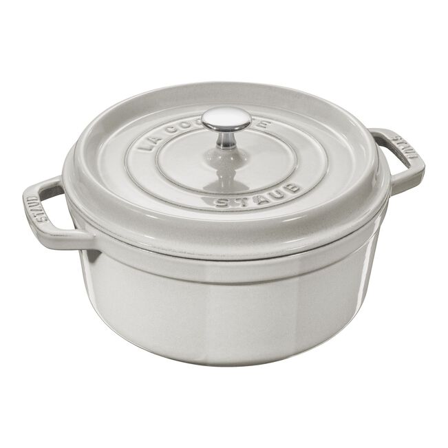 Staub White Truffle Cocotte 4Qt