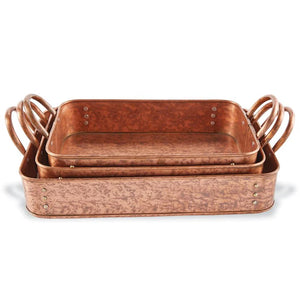 Large Copper Casserole w/handles