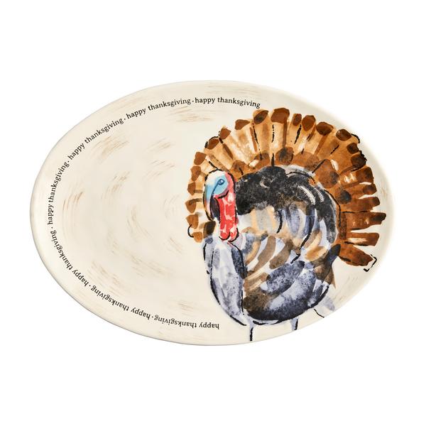 Mudpie Turkey Serving Platter