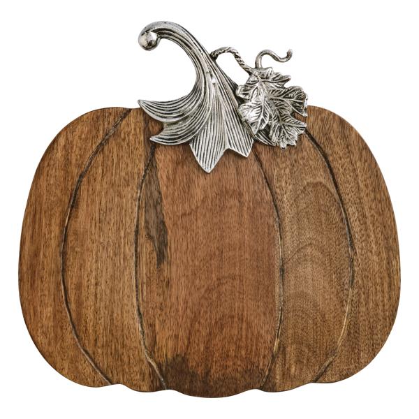 Mudpie Pumpkin Wood/Metal Board