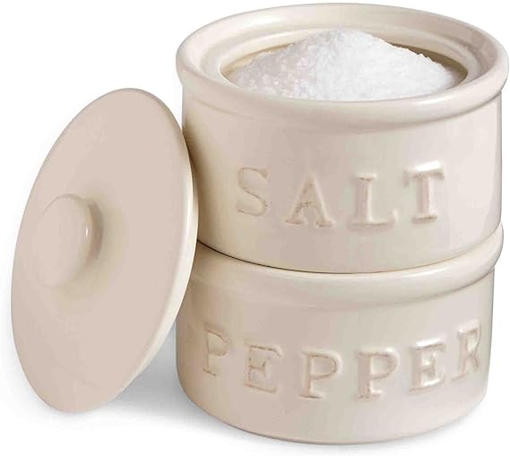 Stackable Salt and Pepper Dish