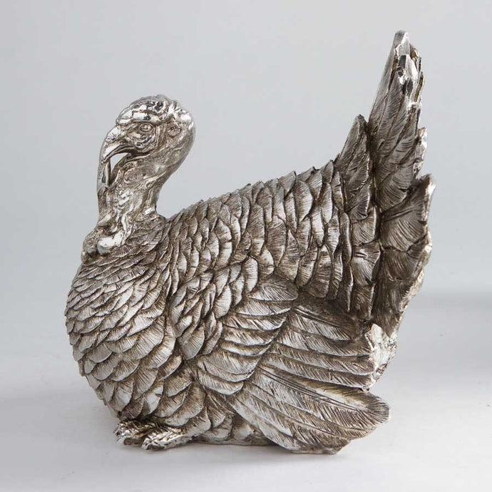 Silver Sitting Turkey