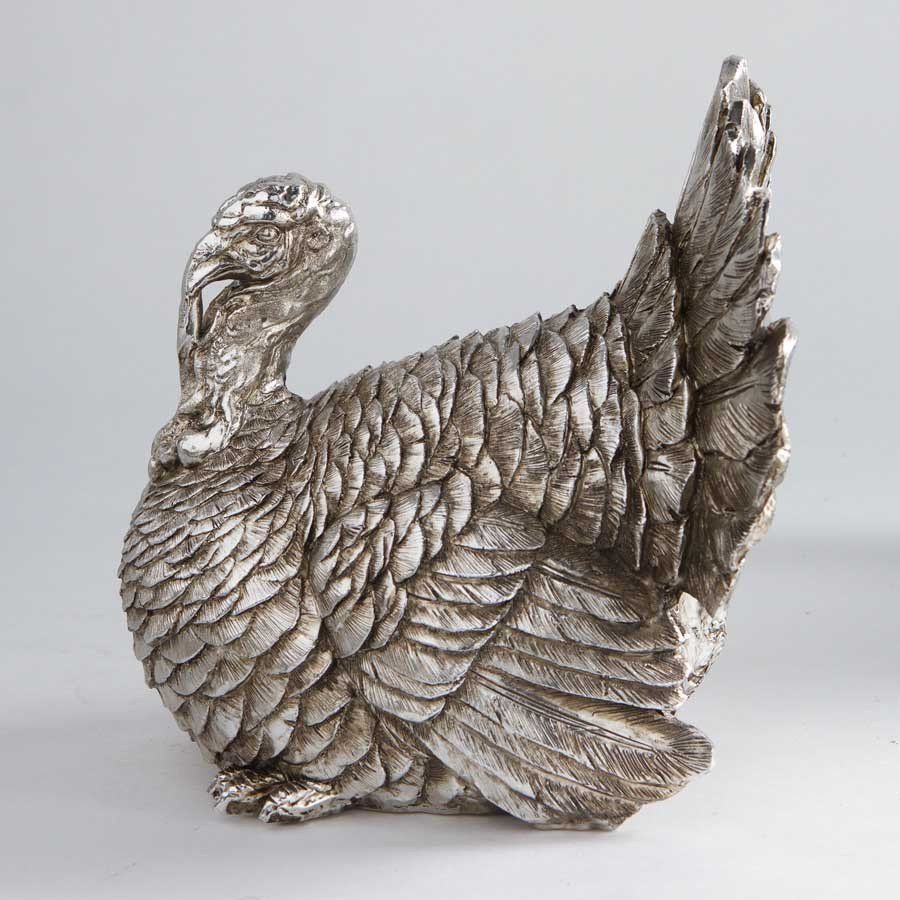 Silver Sitting Turkey