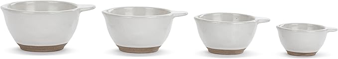 Demdaco White Gather Round Measure Cup Set