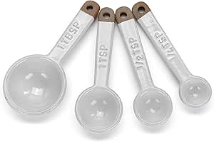 Demdaco Gather White Round Measure Spoons