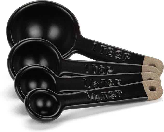 Black Measuring Spoons