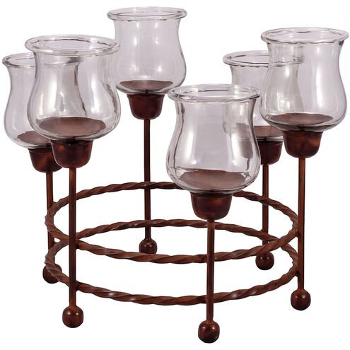 Rodeo Round Candle Center Piece
