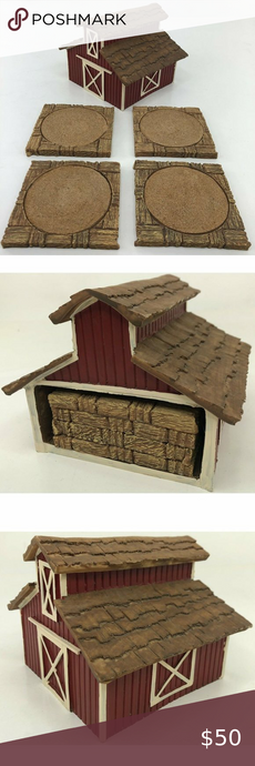BARN COASTER SET OF 4