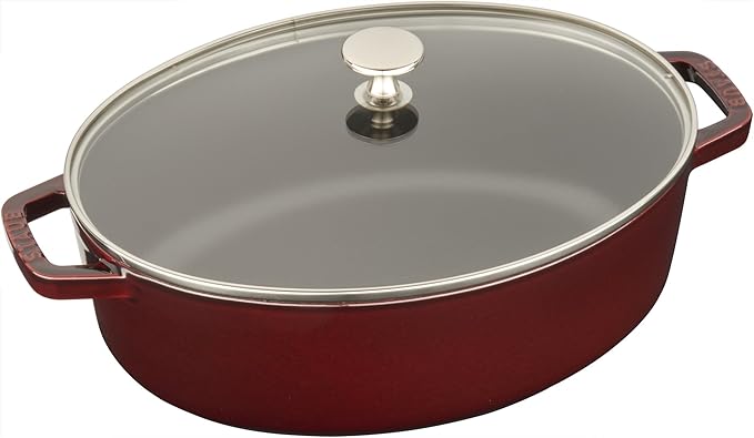 Staub Grenadine Oval Cocotte 4.25qt w/lid