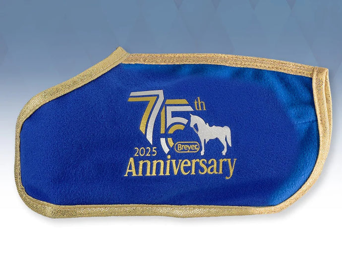 75th Anniversary Blue Horse Blanket
