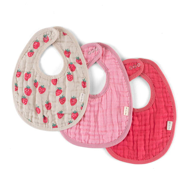 Strawberry bib set (Copy)