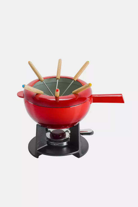 FOUNDUE POT W/ FORKS
