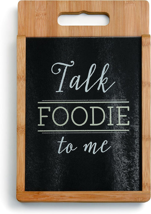 TALK FOODIE TO ME CUTTING BOARD