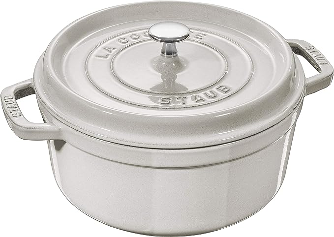 STAUB 7QT White Truffle