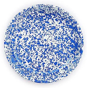 Crow Canyon Blue Speckle Pasta Plate