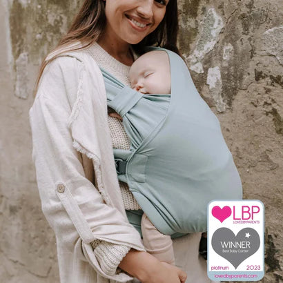 Boba baby bliss wrap carrier sea foam