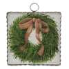 Round Top Mini Cedar Wreath Charm