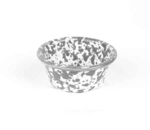 enamel gray ramekin