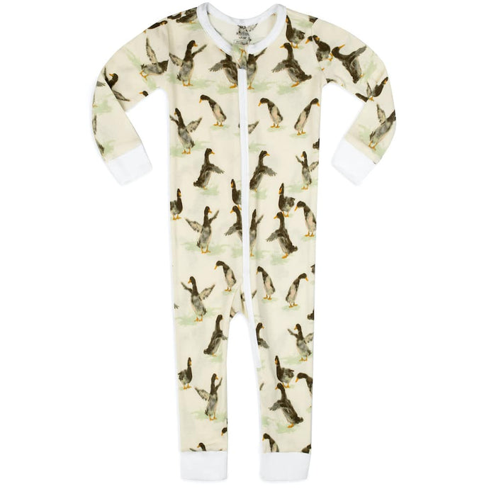 Duck Zipper Pajamas