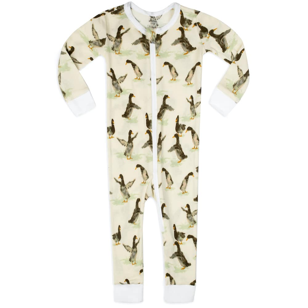 Duck Zipper Pajamas