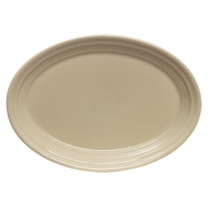 11" Oval Platter - Ivory