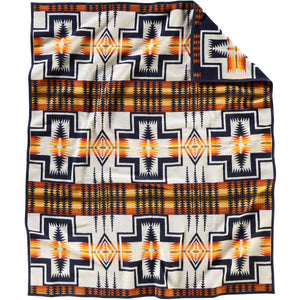 Harding Navy Robe Blanket