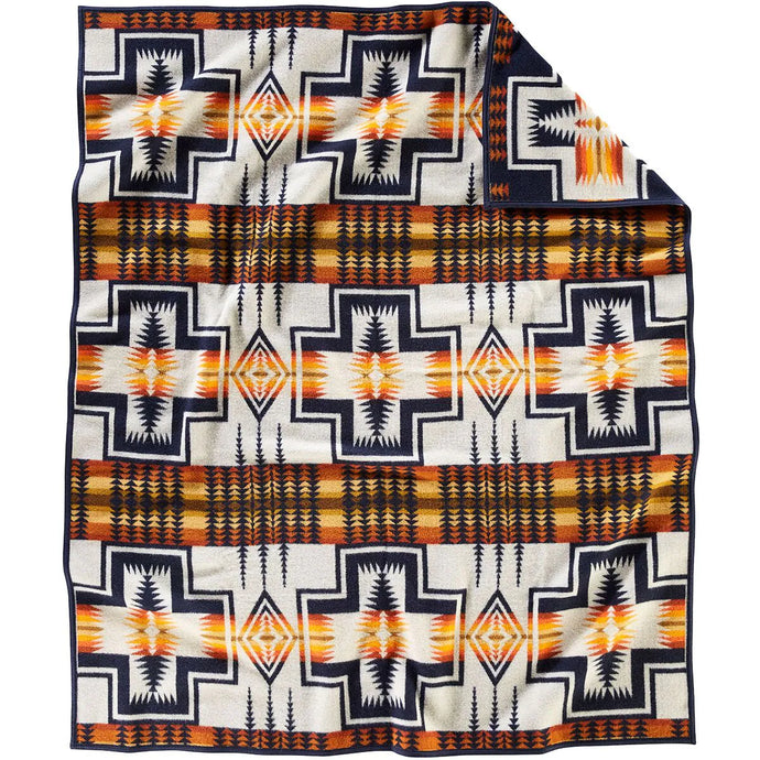 Harding Navy Robe Blanket