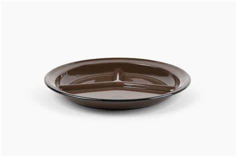 Brown Divided Camp Plate