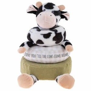 Plush cow stacker