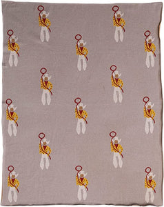 Cowboy Knitted Blanket