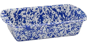 Crow Canyon Blue Speckle Loaf Pan