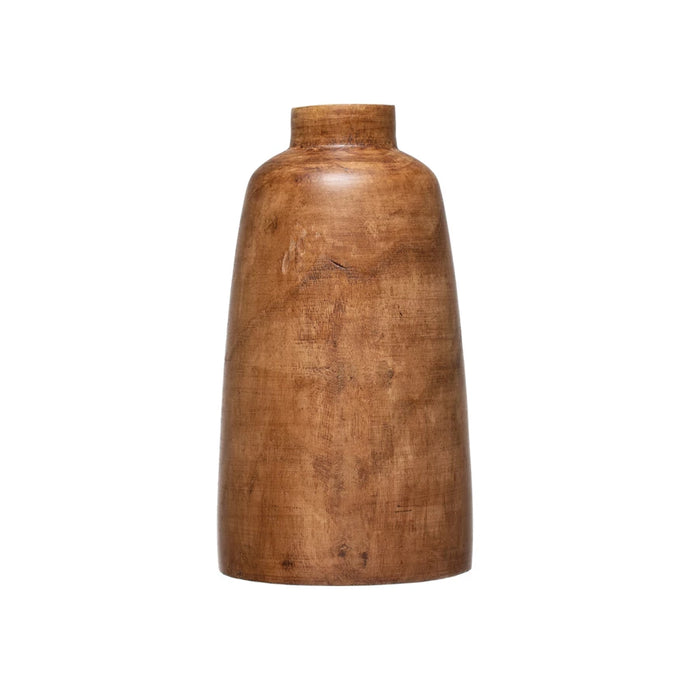Walnut wood vase