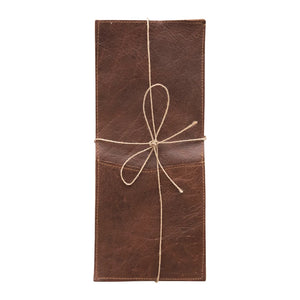Leather Cutlery Sleeve