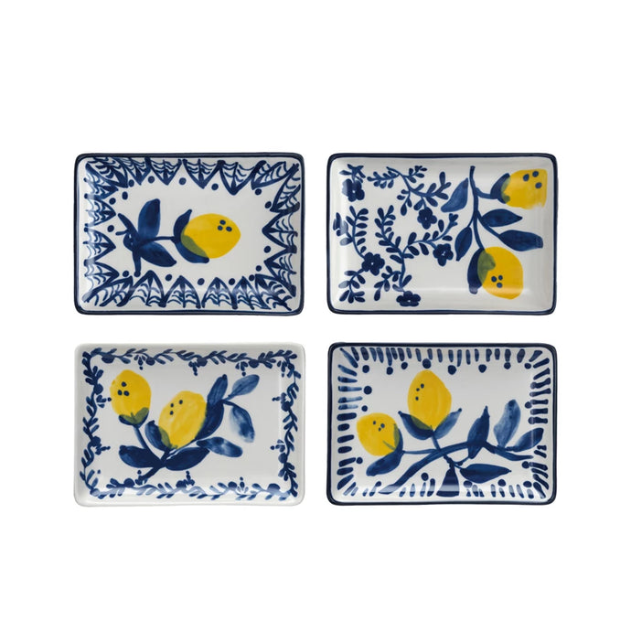 Stoneware Dish with Lemons
