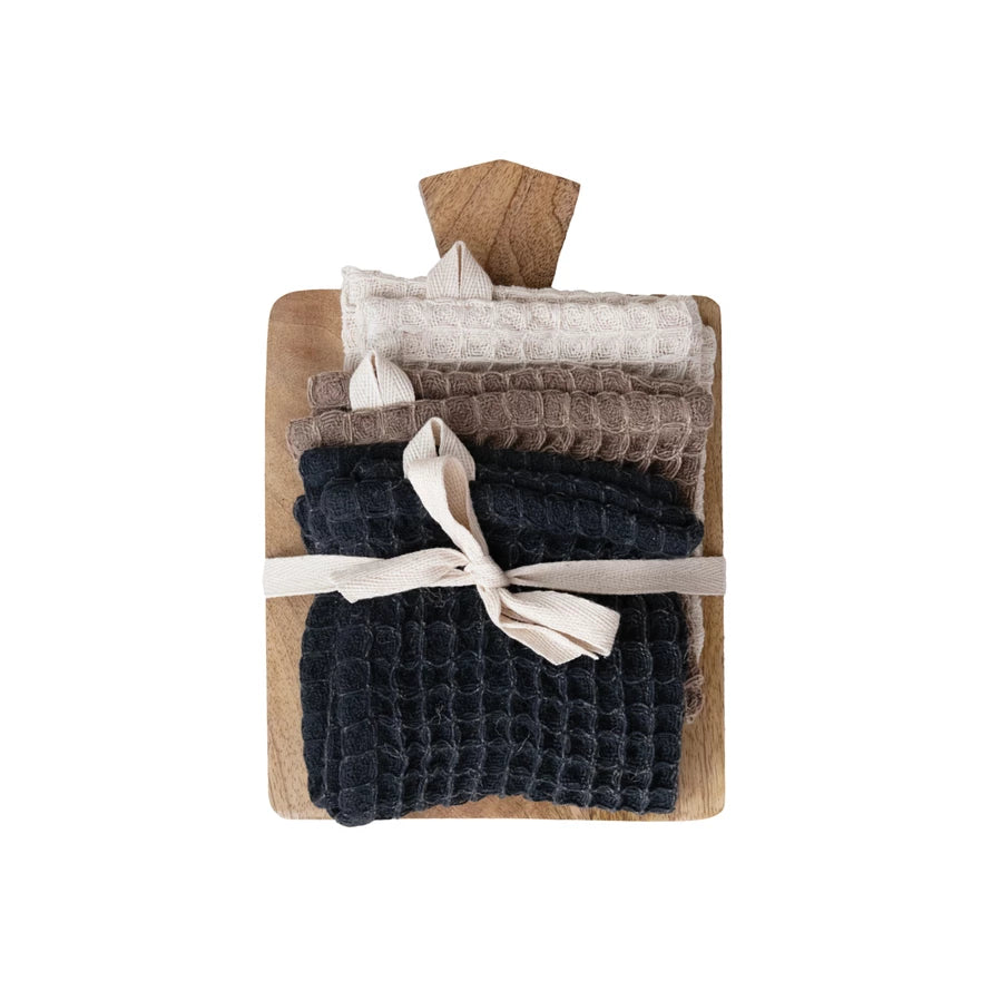 3 Towel Serving Board set