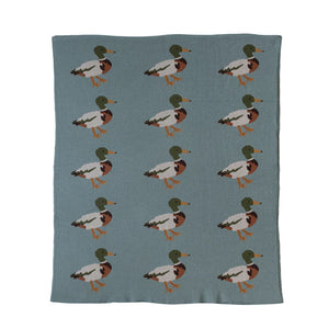 Duck Knitted Blanket