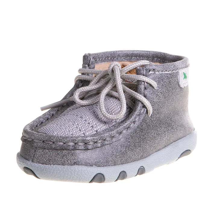 Light Grey Infants Twisted X Shoes