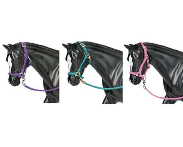 3 Piece Assortment Model Colored Nylon Halters