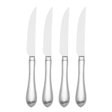 Load image into Gallery viewer, 4pc Steak Knife Set - Hammered Antique (