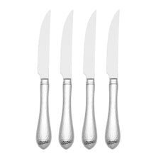 Load image into Gallery viewer, 4pc Steak Knife Set - Hammered Antique (