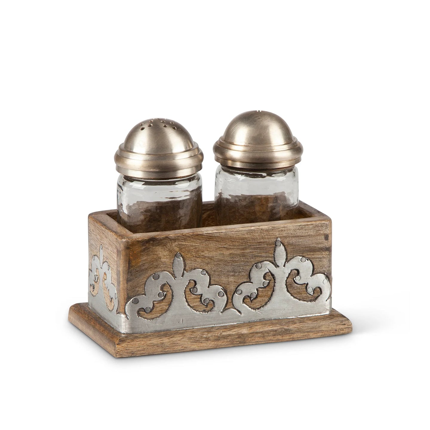Salt & Pepper Wood W/Inlay