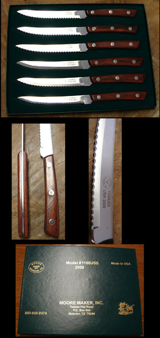 Rosewood Handled Steak Knifes