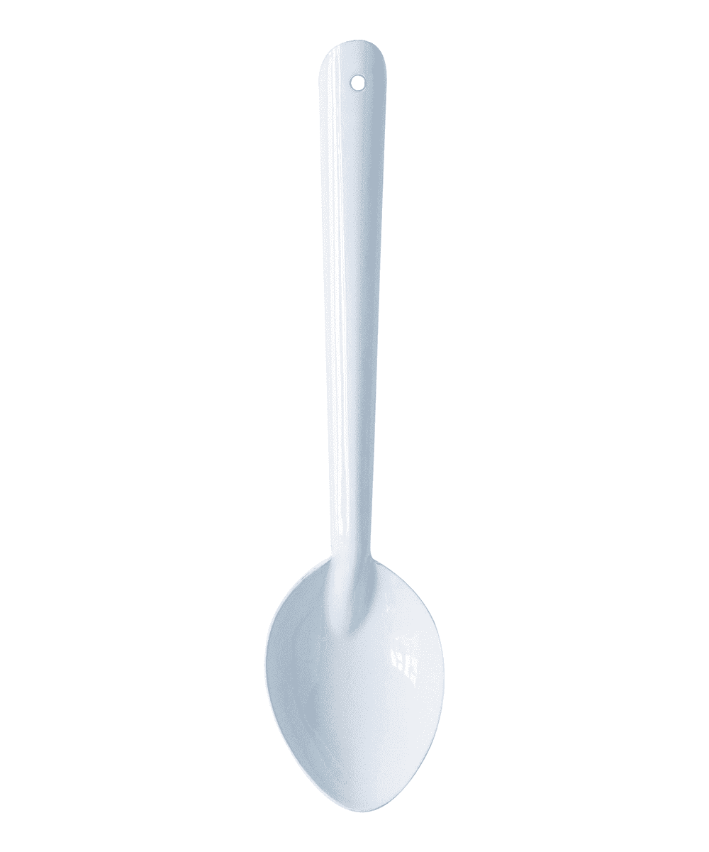 Solid Spoon - White