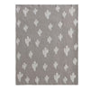 Multicolor Cactus Print Cotton Knit Baby Blanket